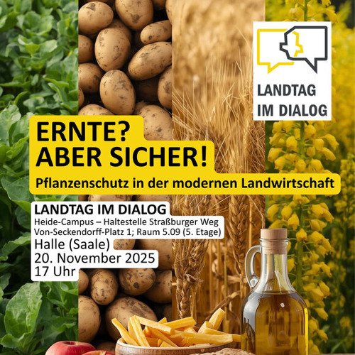 Landtag im Dialog: Ernte? Aber sicher!